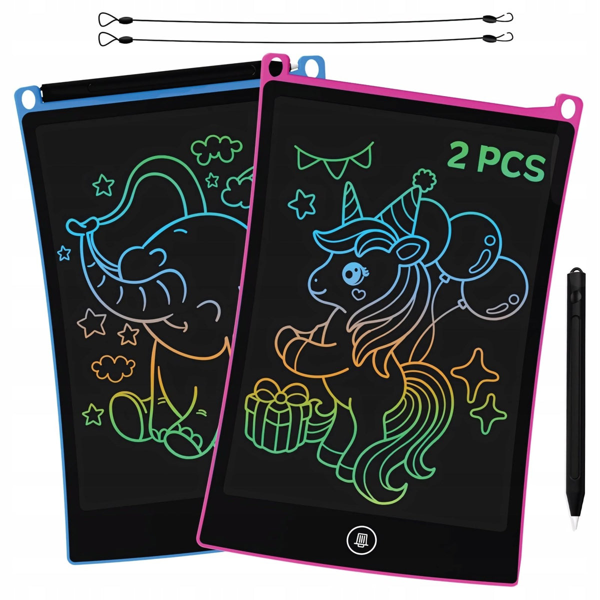 2x Tablica graficzna LCD dla dzieci 8,5" znikopis | REEVE