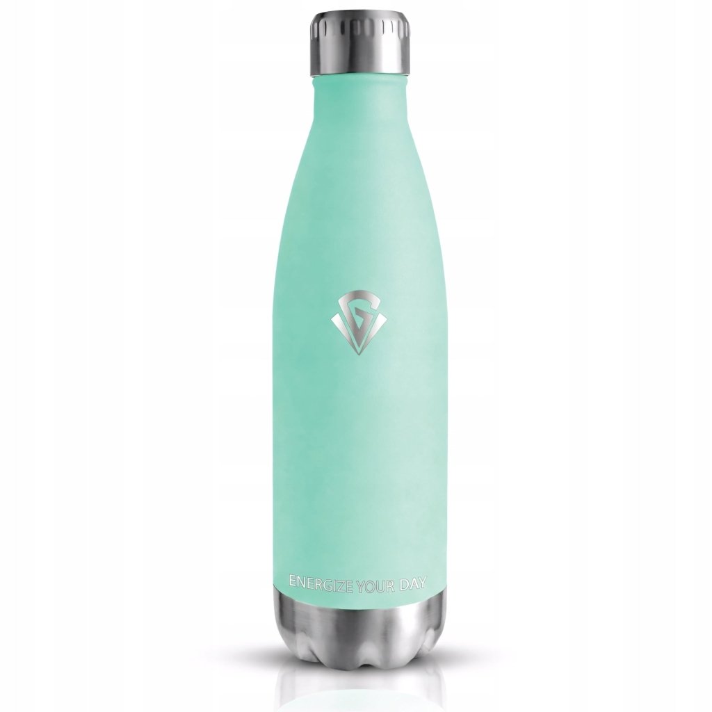 Butelka termiczna 500 ml próżniowa, miętowa | REEVE