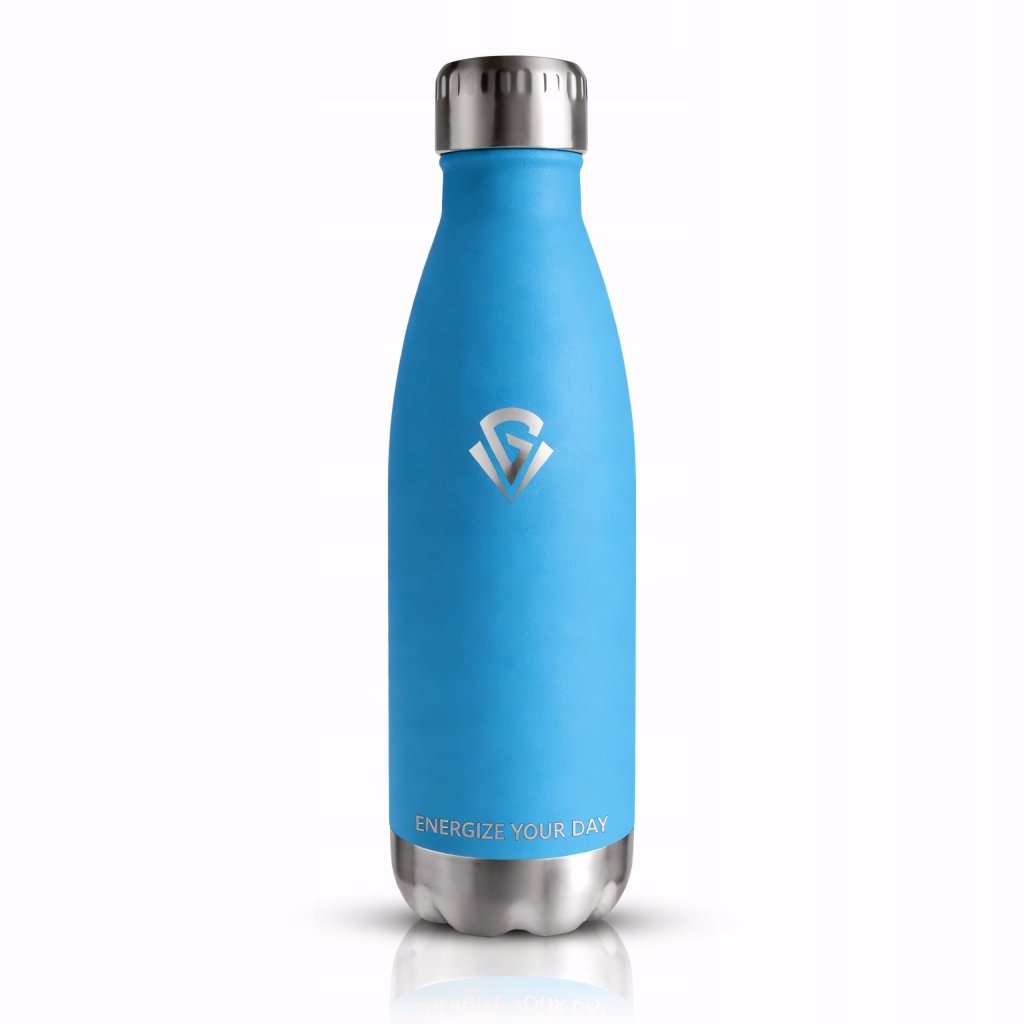 Butelka termiczna 500 ml próżniowa, niebieska | REEVE
