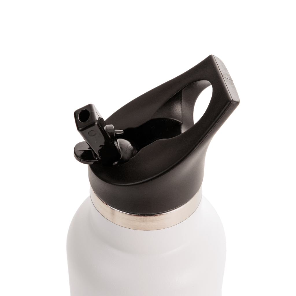 Butelka termiczna stalowa 500 ml, 12/24 h, ze słomkami
