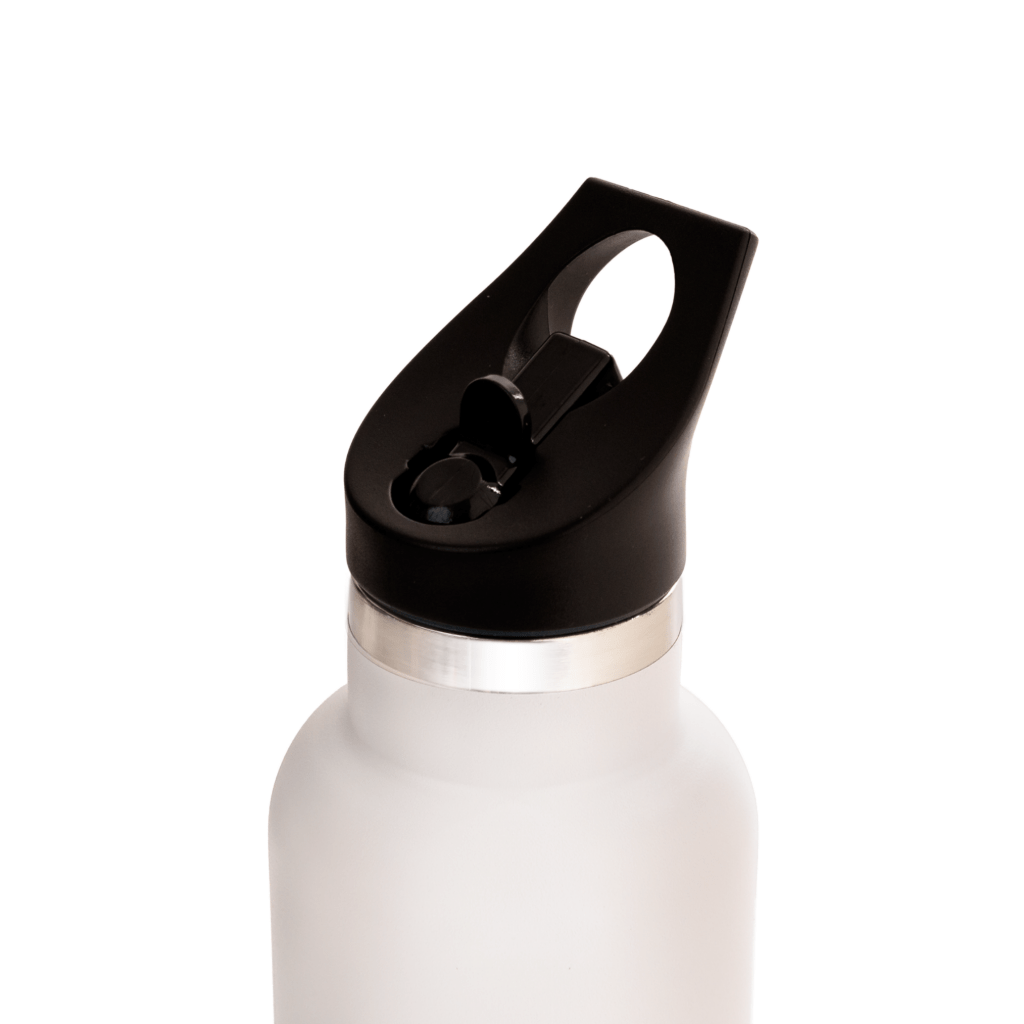 Butelka termiczna stalowa 500 ml, 12/24 h, ze słomkami