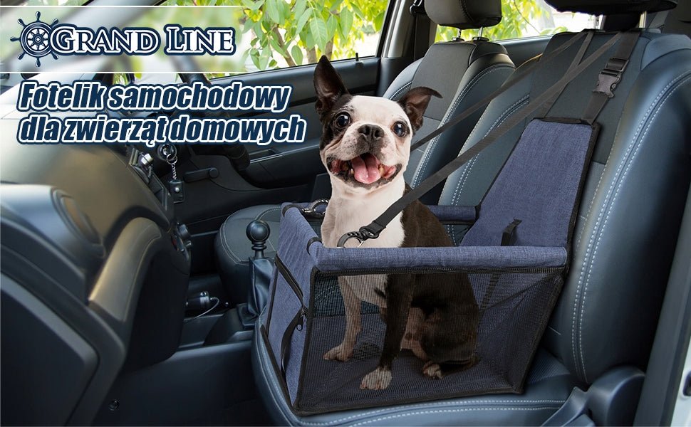 Fotelik samochodowy dla psa i kota do 5 kg, rozmiar L