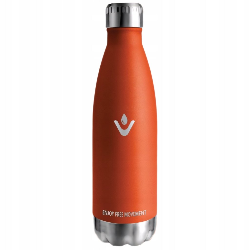 Kubek termiczny 500 ml – szczelny, pomarańczowy | REEVE