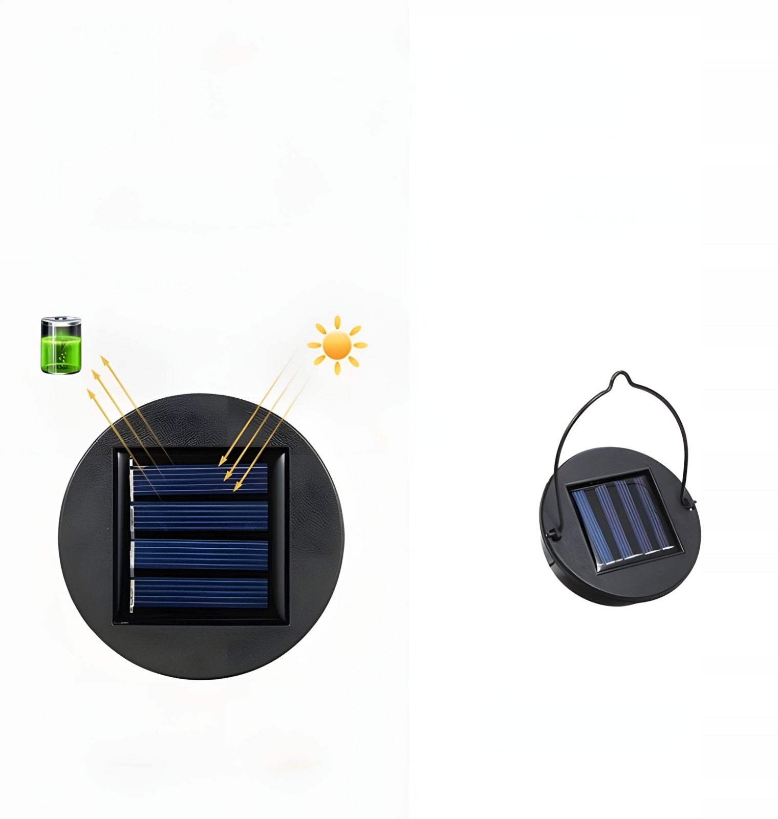 Lampion solarny LED z wymienną baterią 600 mAh, IP55