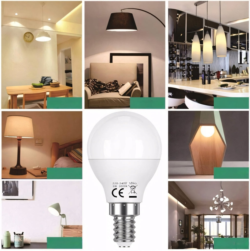 10x Żarówka LED E14 3W 3000K UYHGO | REEVE