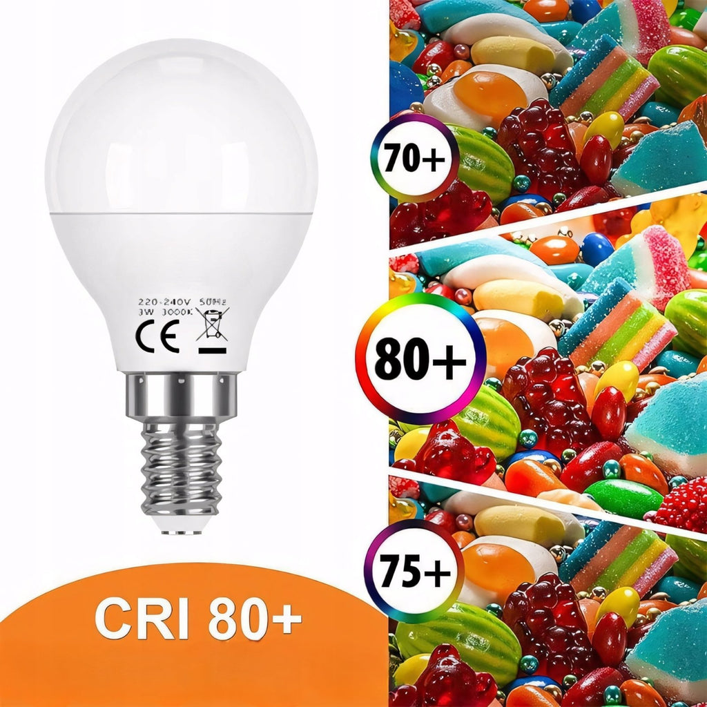 10x Żarówka LED E14 3W 3000K UYHGO | REEVE