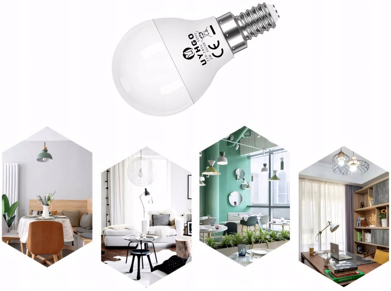 10x Żarówka LED E14 3W 3000K UYHGO | REEVE