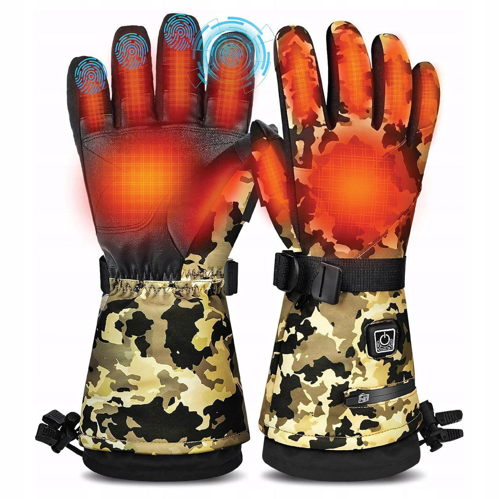 Rękawice ogrzewane elektrycznie 3000mAh rozmiar XL moro