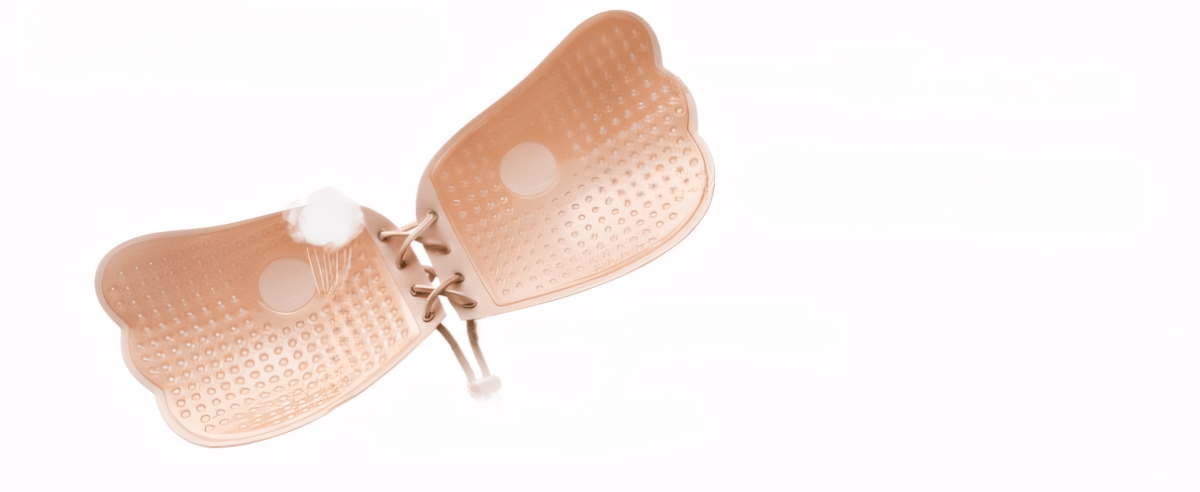 2x Biustonosz Push - Up C samonośny silikonowy | REEVE