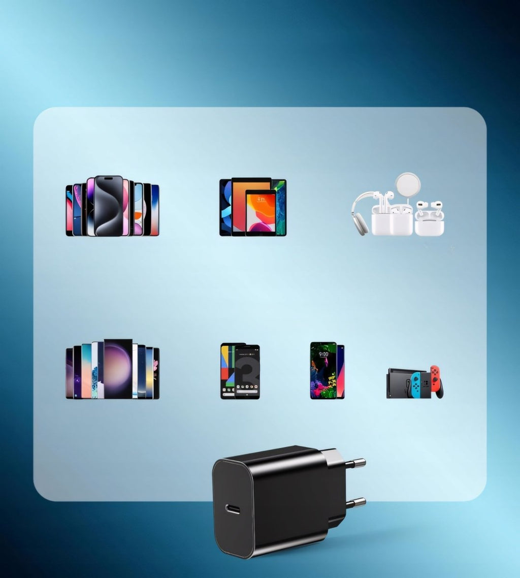 2x Ładowarka USB - C 20W PD+QC3.0 szybka | REEVE