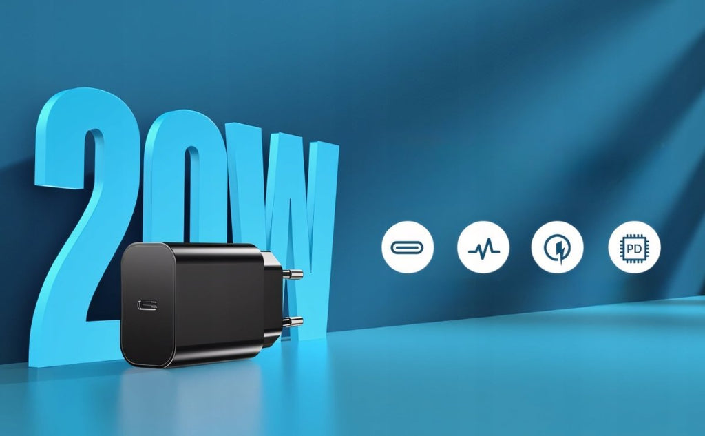 2x Ładowarka USB - C 20W PD+QC3.0 szybka | REEVE