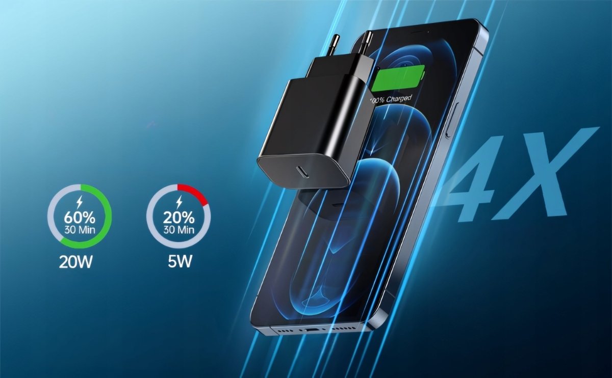 2x Ładowarka USB - C 20W PD+QC3.0 szybka | REEVE