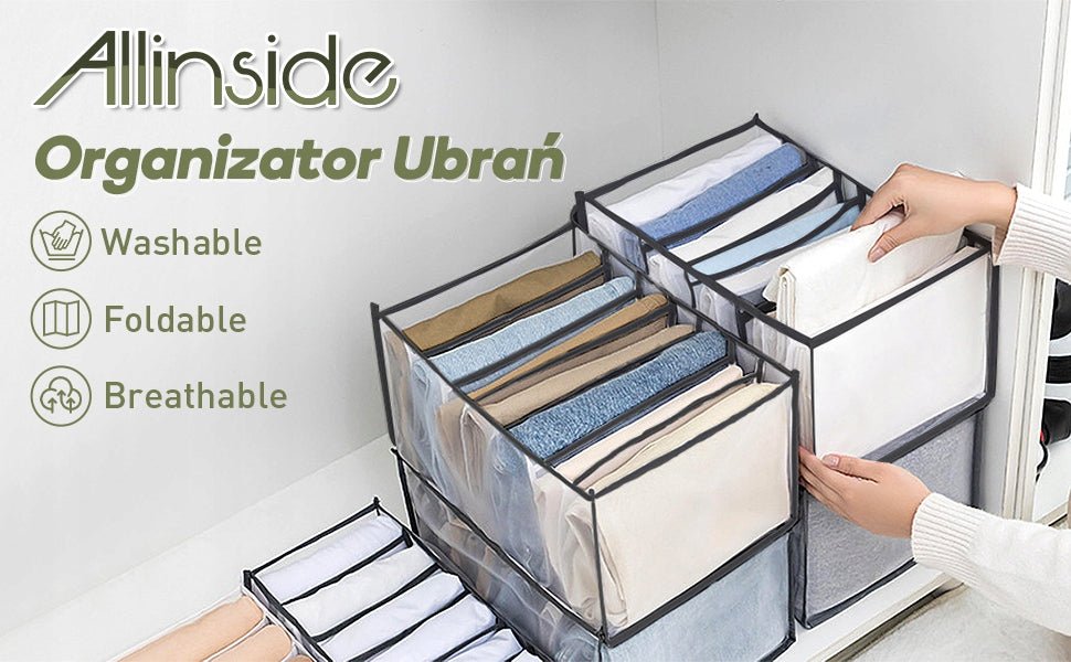 2x Organizer do szafy Allinside 35x22x19 cm | REEVE