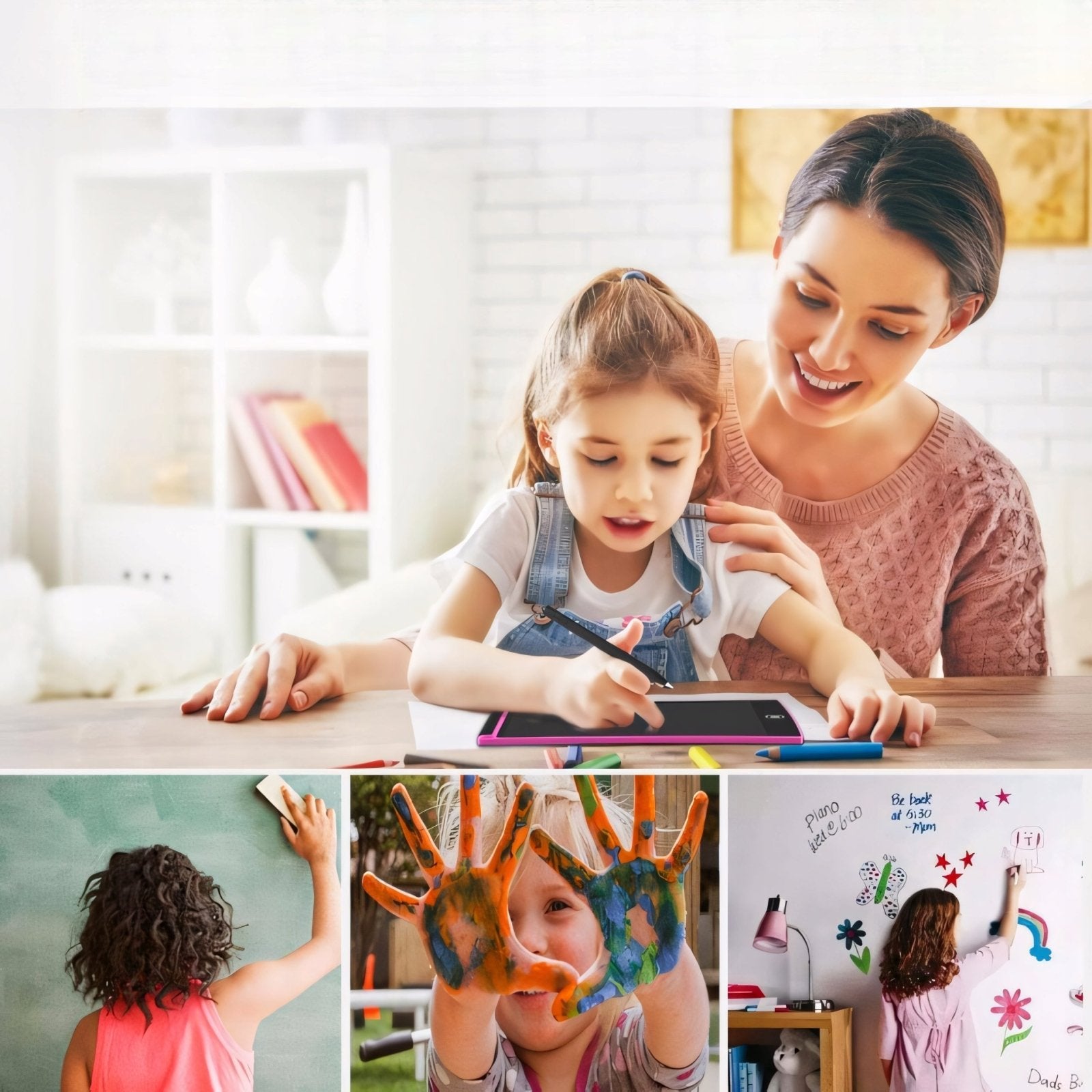 2x Tablica graficzna LCD dla dzieci 8,5" znikopis | REEVE