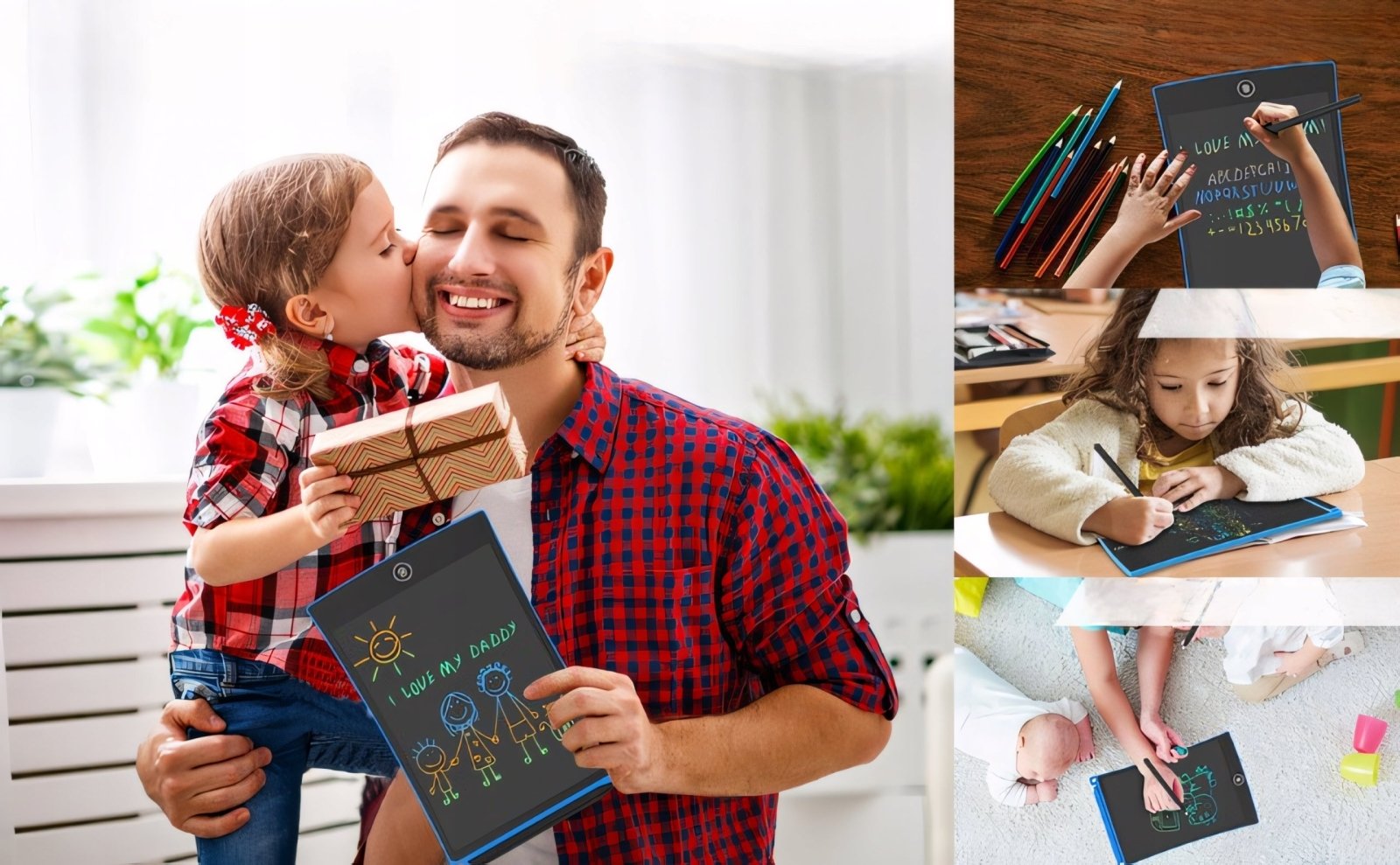 2x Tablica graficzna LCD dla dzieci 8,5" znikopis | REEVE