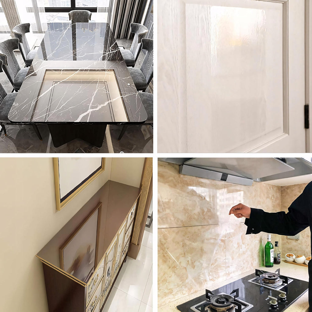 Okleina przezroczysta 33x150cm samoprzylepna DIY