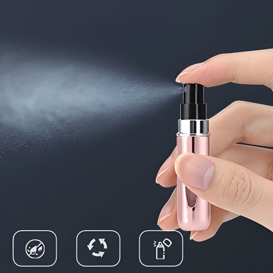 8x Atomizer podróżny 5ml – zestaw 8 kolorów | REEVE