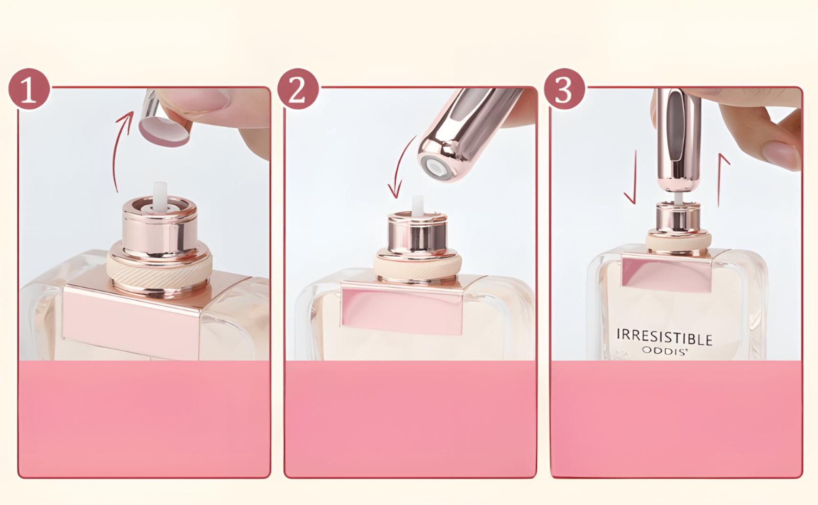 8x Atomizer podróżny 5ml – zestaw 8 kolorów | REEVE