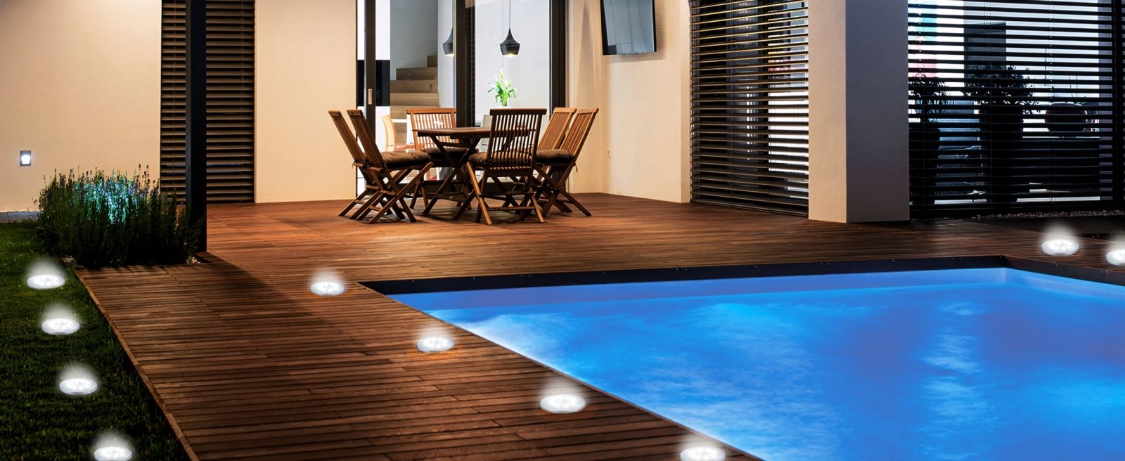 8x Lampki solarne gruntowe z czujnikiem IP65 | REEVE