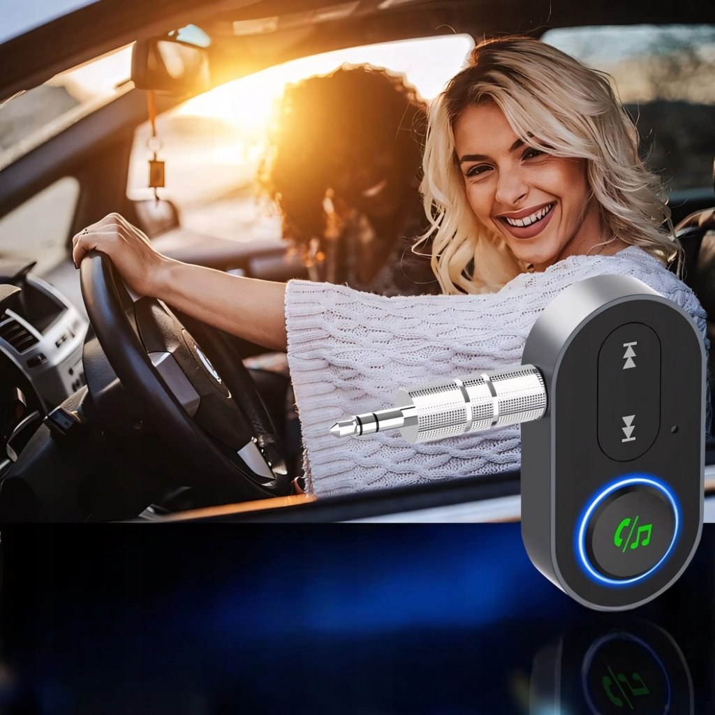 Adapter Bluetooth 5.1 do auta — odbiornik i nadajnik z mikrofonem | REEVE