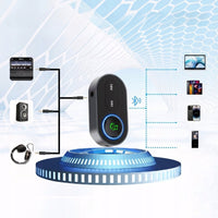 Adapter Bluetooth 5.1 do auta — odbiornik i nadajnik z mikrofonem | REEVE