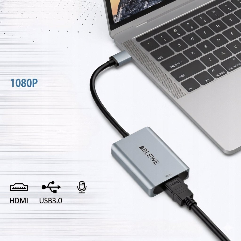 Adapter USB - A 3.0 do HDMI, Full HD 1080p 60 Hz, aluminium | REEVE