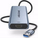 Adapter USB-A 3.0 do HDMI, Full HD 1080p 60 Hz, aluminium