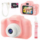 Aparat fotograficzny dla dzieci 20 MP, różowy, karta 32 GB
