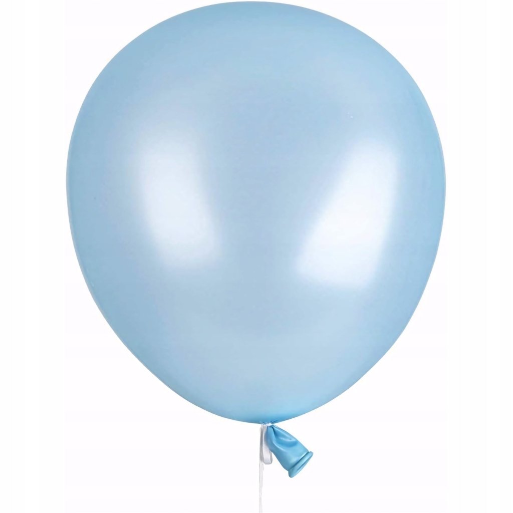 Balony lateksowe 30 cm, 50 sztuk, mix granat - niebieski - biały | REEVE