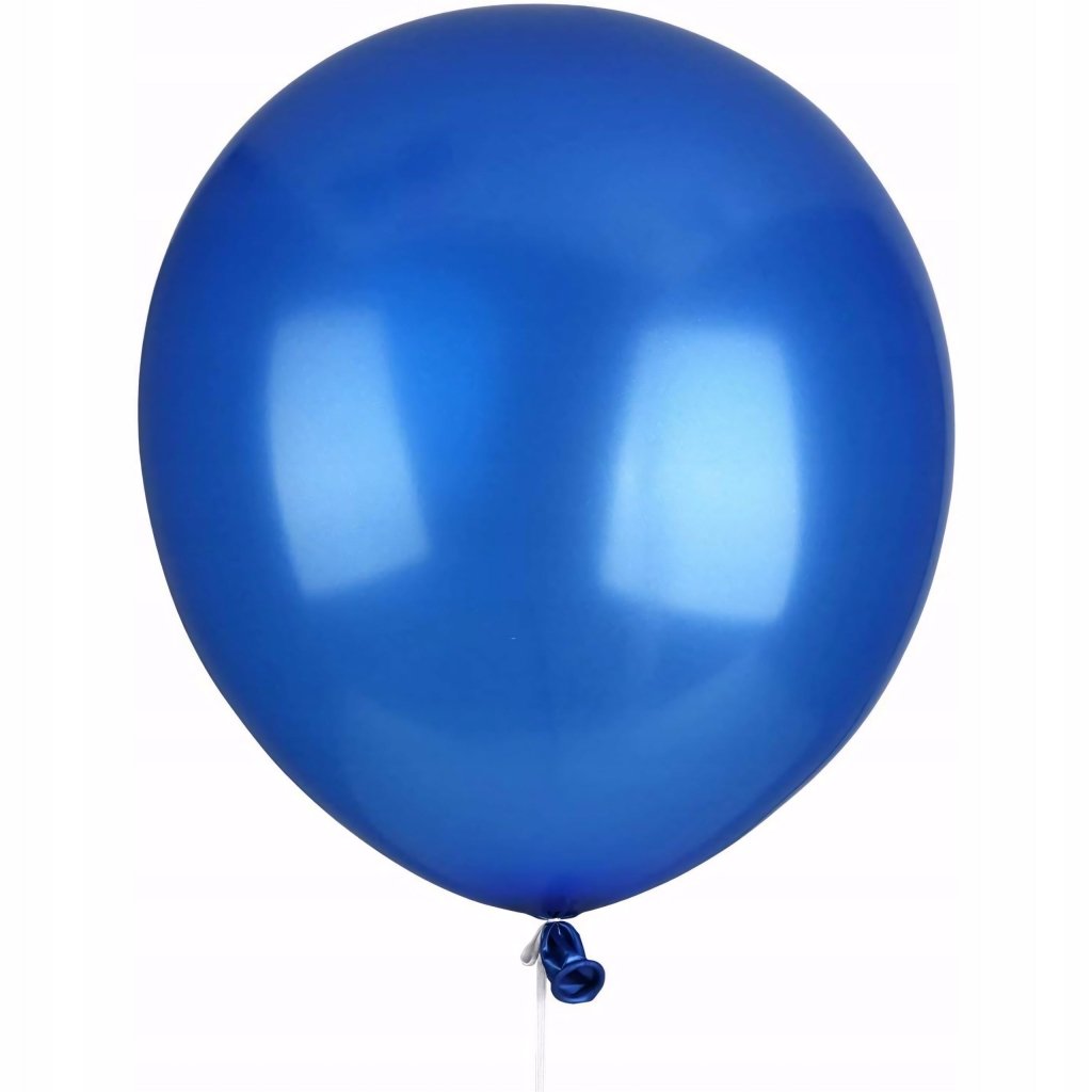 Balony lateksowe 30 cm, 50 sztuk, mix granat - niebieski - biały | REEVE