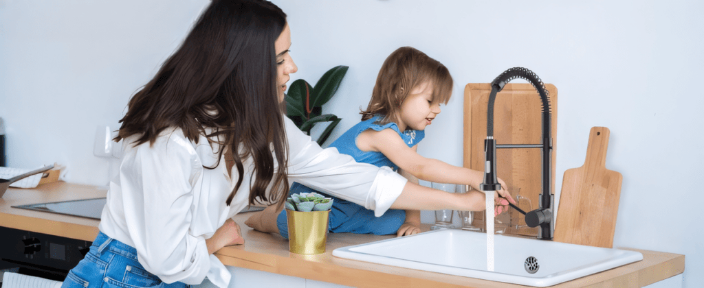 Bateria kuchenna OWill flex 44 cm czarna matowa | REEVE