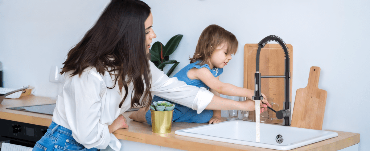 Bateria kuchenna OWill flex 44 cm czarna matowa | REEVE