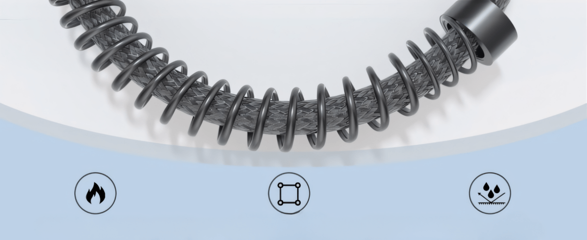 Bateria kuchenna OWill flex 44 cm czarna matowa | REEVE