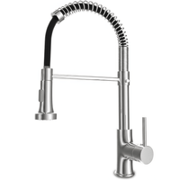 Bateria kuchenna z wyciąganą wylewką, obrót 360°, 44 cm | REEVE