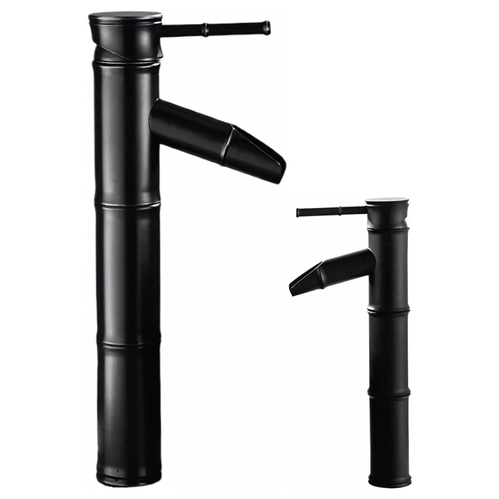 Bateria umywalkowa stojąca czarna jednouchwytowa | REEVE