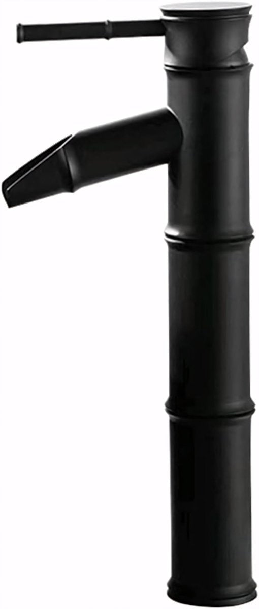 Bateria umywalkowa stojąca czarna jednouchwytowa | REEVE