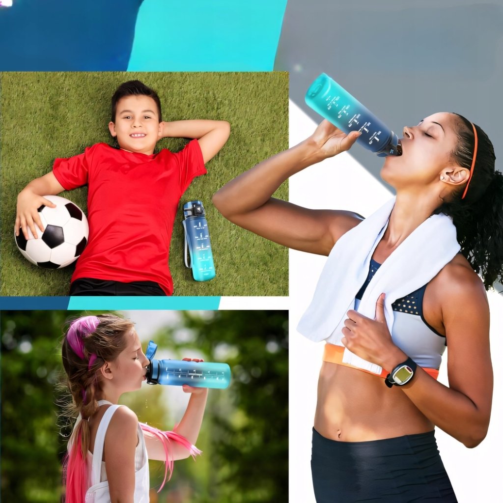 Bidon motywacyjny HoneyHolly 500ml tritan BPA free | REEVE