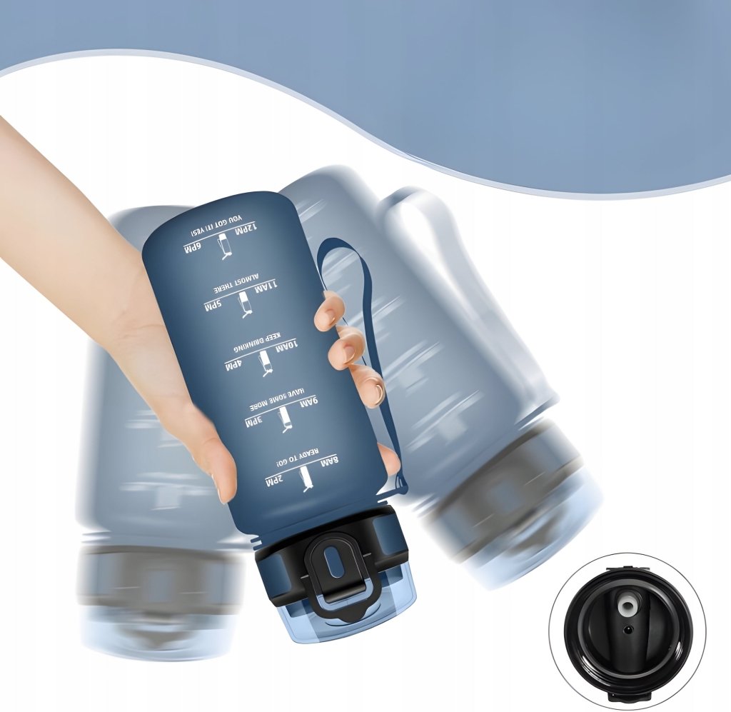 Bidon na wodę ze słomką Honeyholly 500ml BPA Free | REEVE