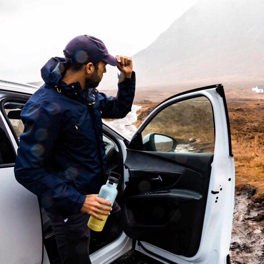 Butelka termiczna 1L z słomką i uchwytem – szczelna, stalowa | REEVE