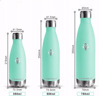 Butelka termiczna 500 ml próżniowa, miętowa | REEVE