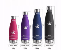 Butelka termiczna 750 ml ze stali 18/8, granatowa matowa | REEVE