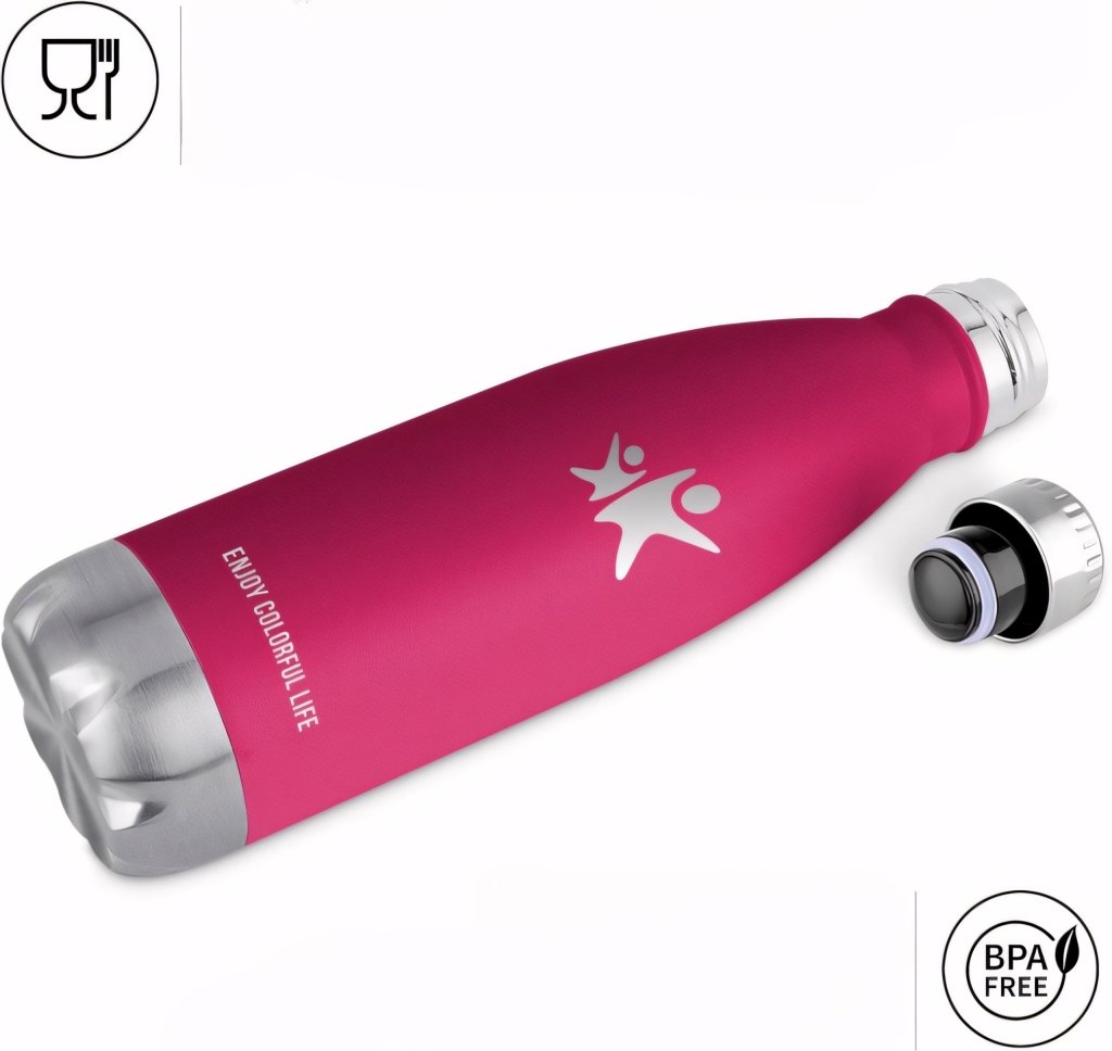 Butelka termiczna KollyKolla 350ml różowa | REEVE