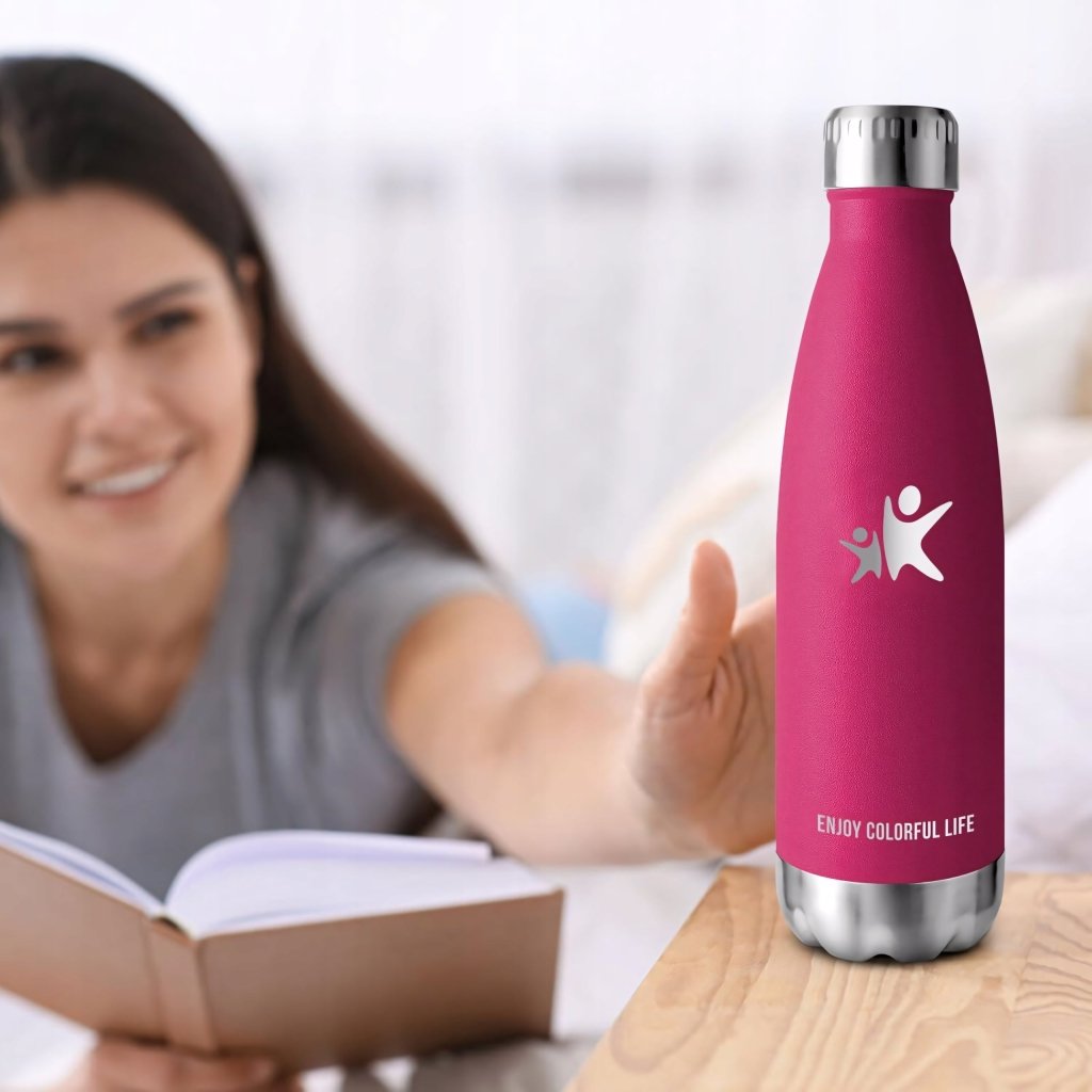 Butelka termiczna KollyKolla 350ml różowa | REEVE