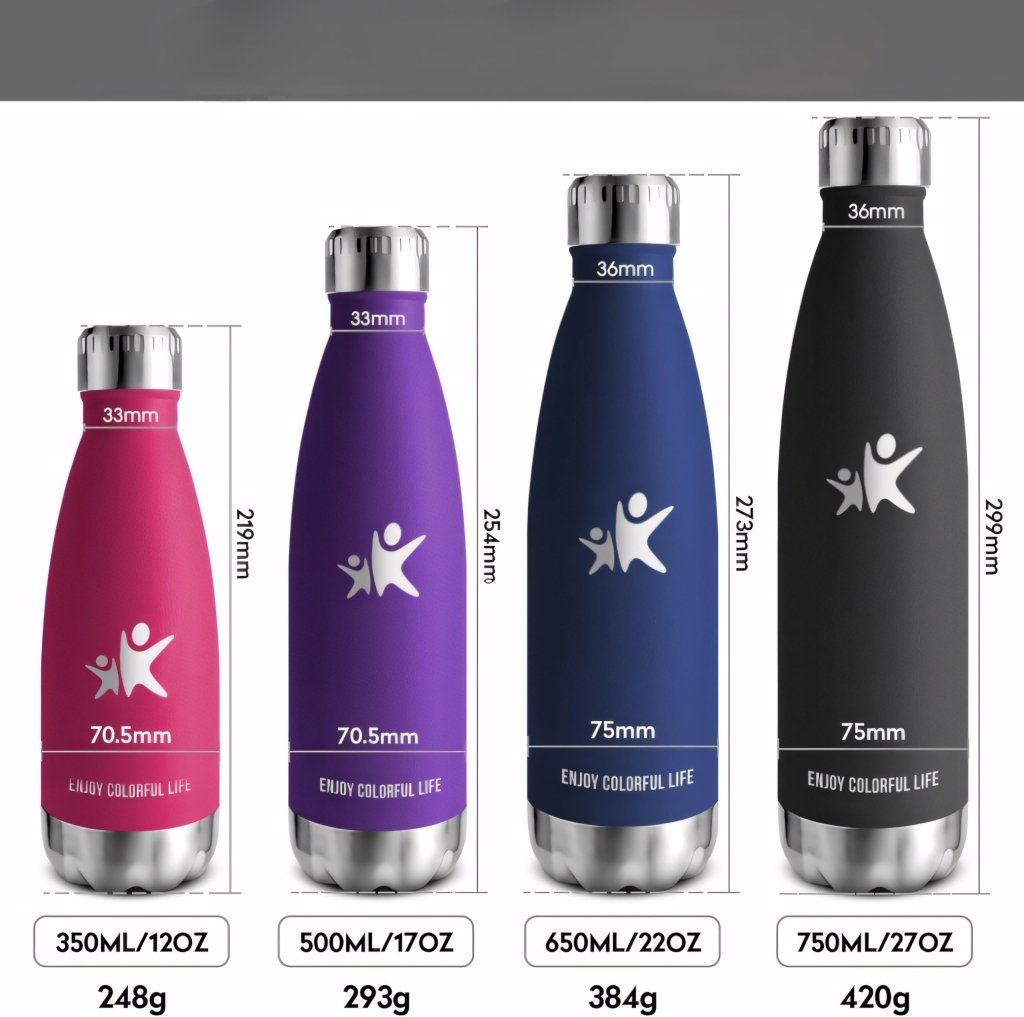 Butelka termiczna KollyKolla 350ml różowa | REEVE