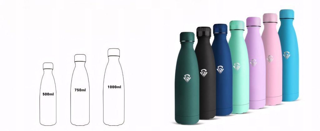 Butelka termiczna termos 1L 1000ml stalowy szczelny | REEVE