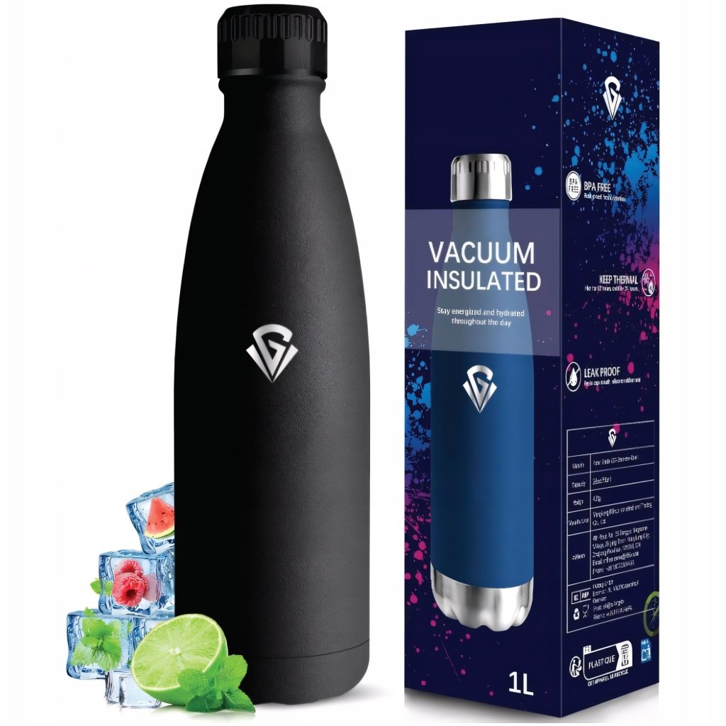 Butelka termiczna termos 1L 1000ml stalowy szczelny | REEVE