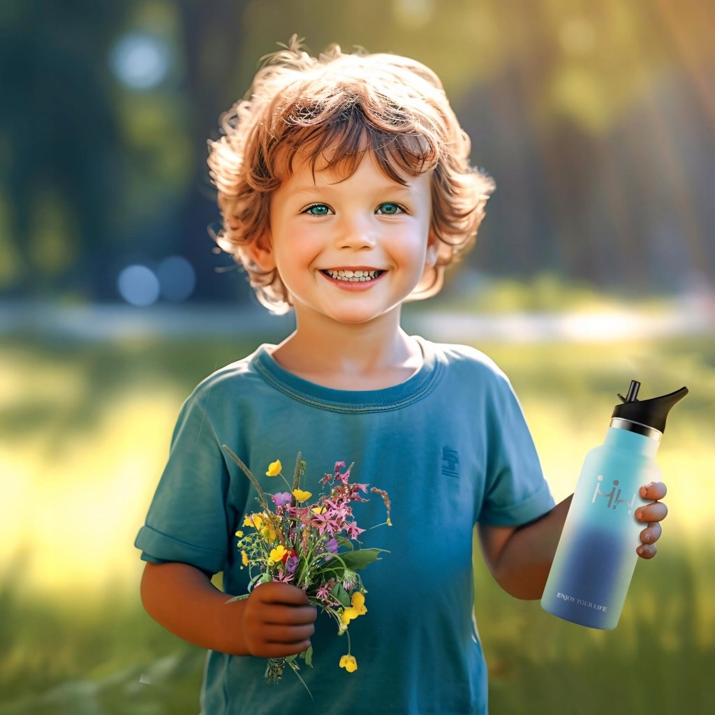 Butelka termiczna termos Honeyholly 750ml stalowa 2 nakrętki | REEVE