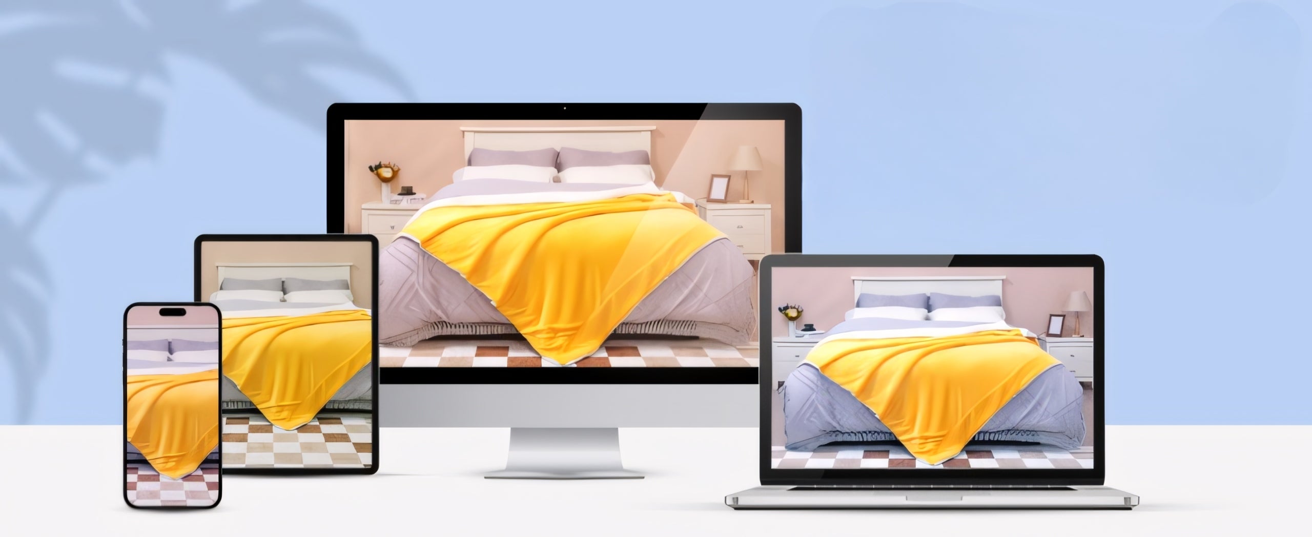 Koc sherpa PanxHome 160x200 cm żółty