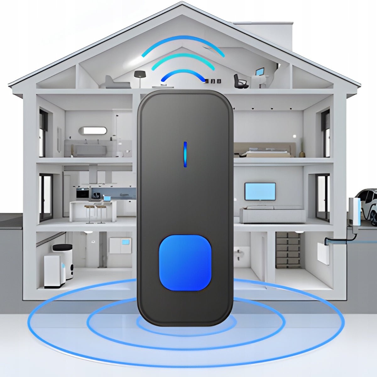 Dzwonek bezprzewodowy do furtki 400m IP55 SURFOU | REEVE