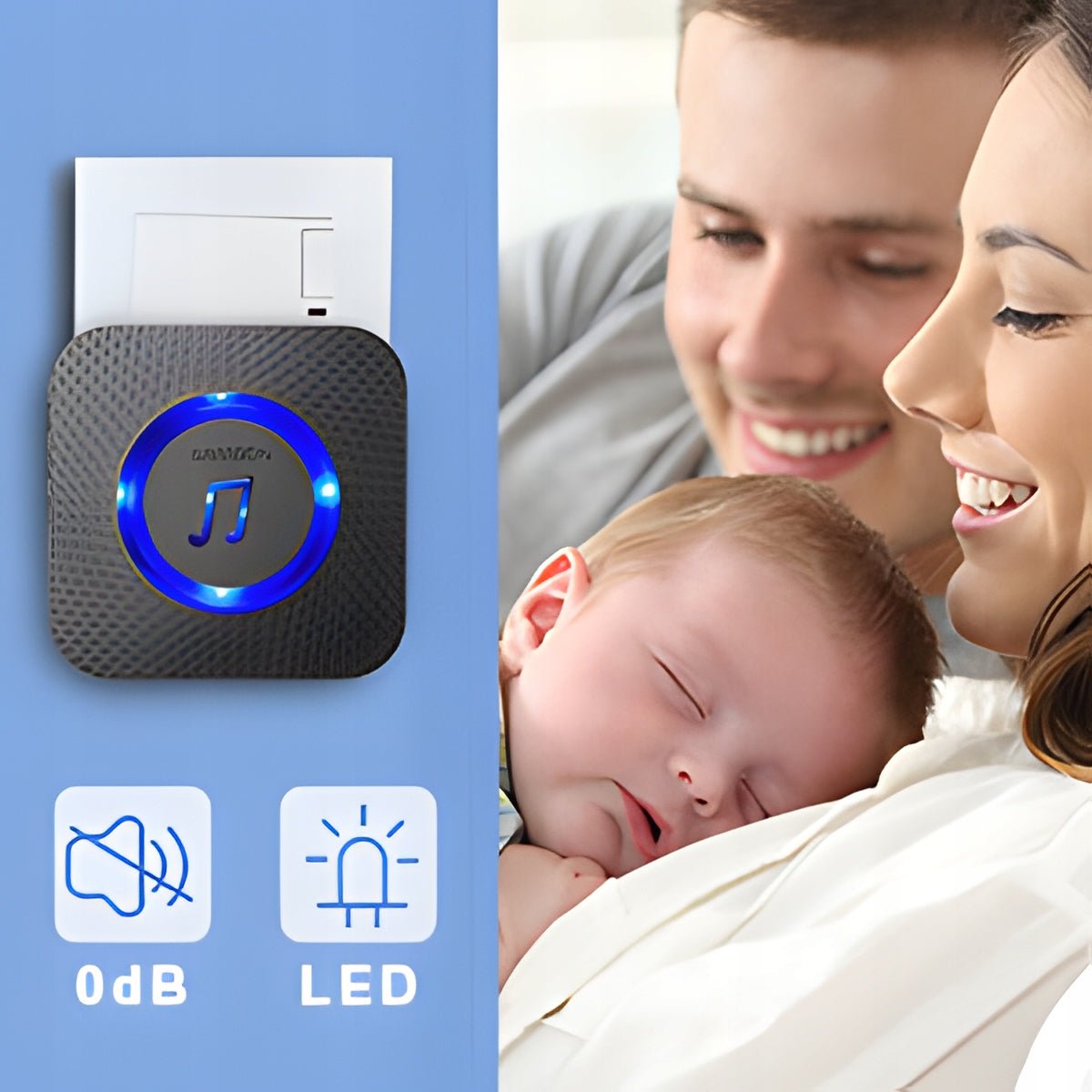 Dzwonek bezprzewodowy do furtki 400m IP55 SURFOU | REEVE